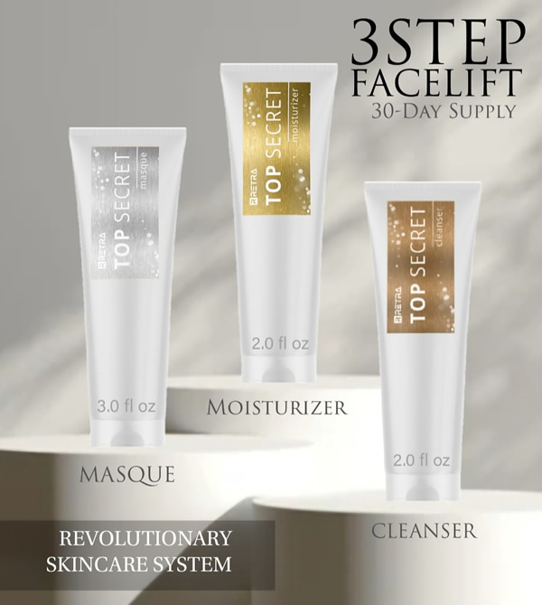 Order the 3-Step Facelift skincare solution